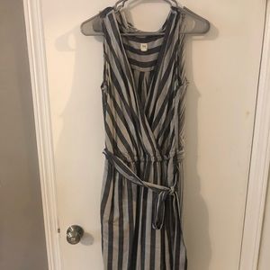 Two GAP linen jumpsuits